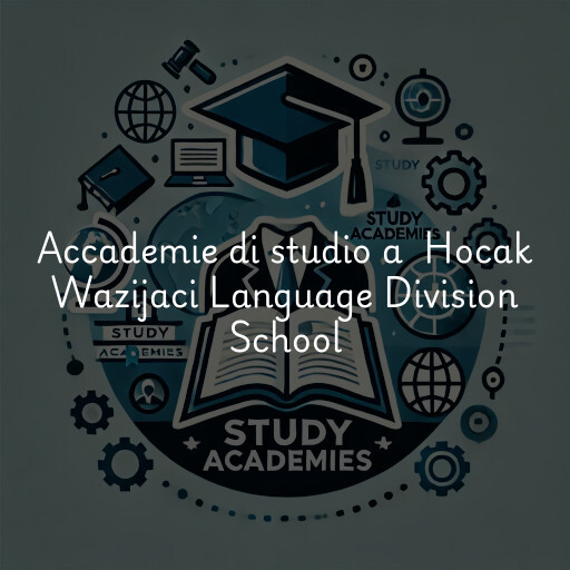 Accademie di studio a Hocak Wazijaci Language Division School
