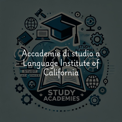 Accademie di studio a Language Institute of California