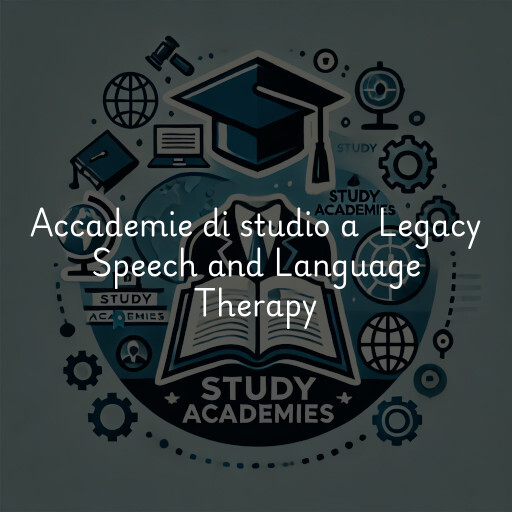 Accademie di studio a Legacy Speech and Language Therapy