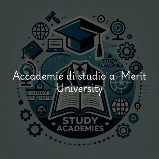 Accademie di studio a Merit University