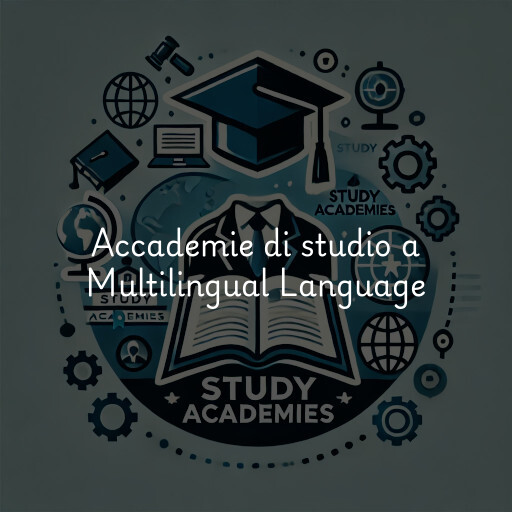 Accademie di studio a Multilingual Language & Cultural Society