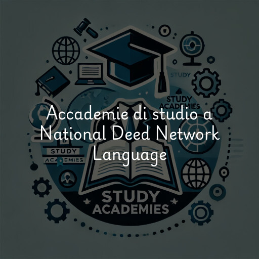 Accademie di studio a National Deed Network Language