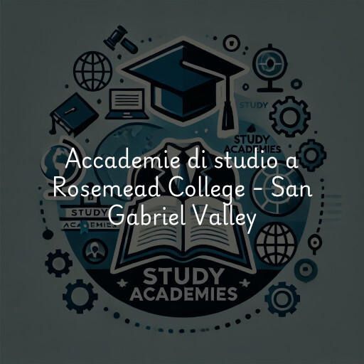 Accademie di studio a Rosemead College - San Gabriel Valley