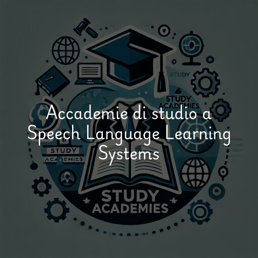 Accademie di studio a Speech Language Learning Systems
