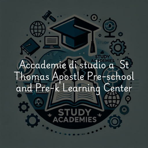 Accademie di studio a St Thomas Apostle Pre-school and Pre-k Learning Center