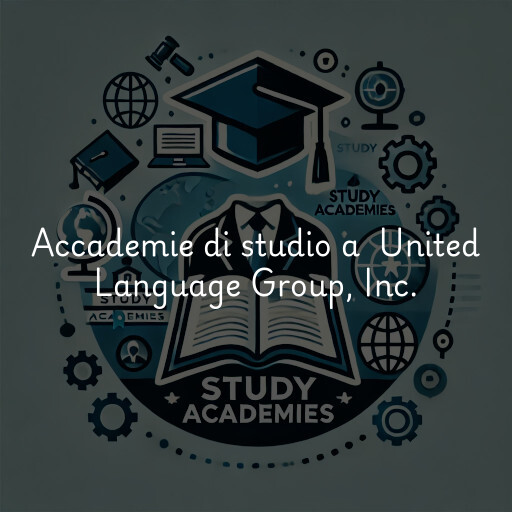 Accademie di studio a United Language Group, Inc.