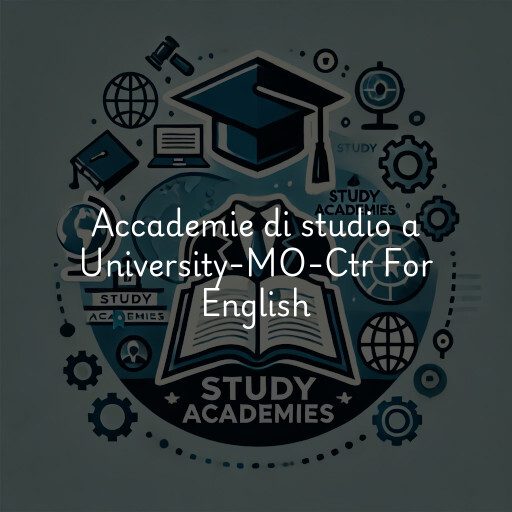 Accademie di studio a University-MO-Ctr For English