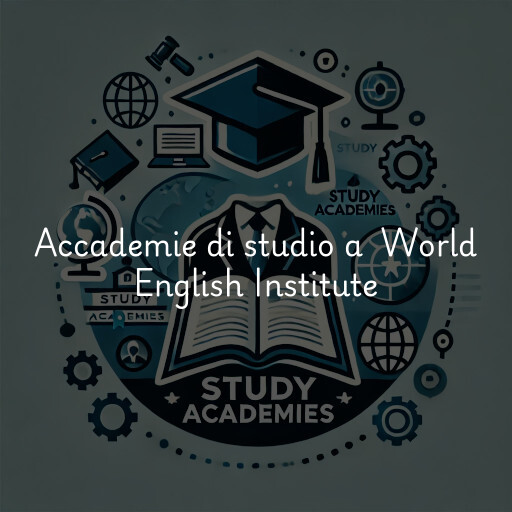 Accademie di studio a World English Institute