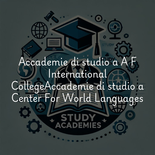 Accademie di studio a