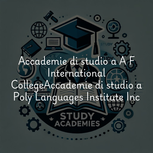 Accademie di studio a