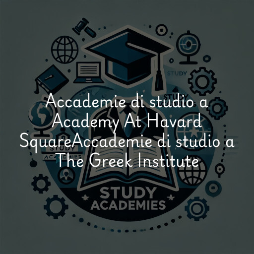 Accademie di studio a