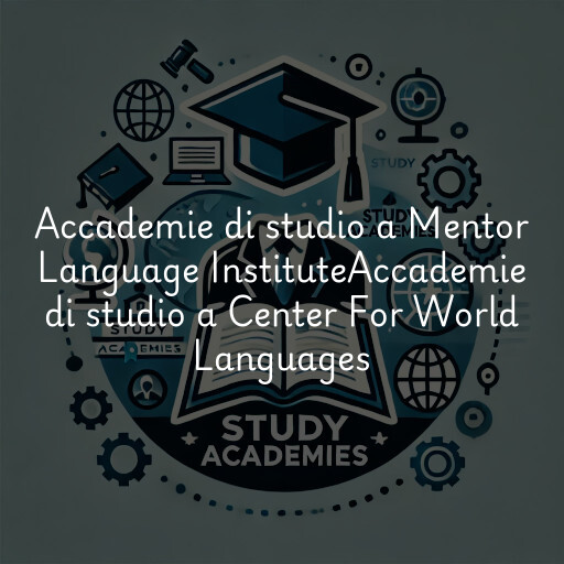 Accademie di studio a