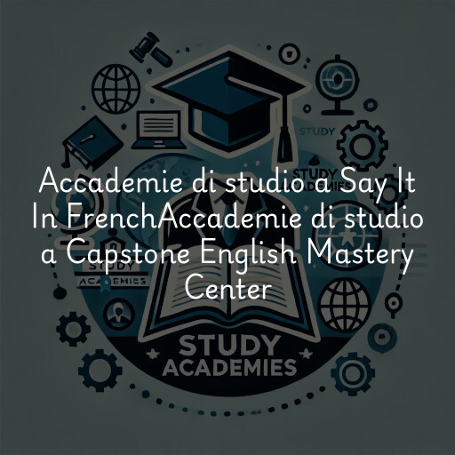 Accademie di studio a