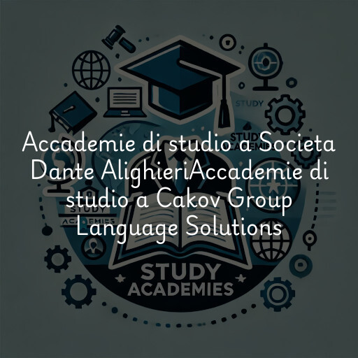 Accademie di studio a