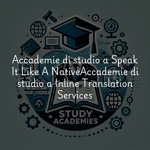 Accademie di studio a