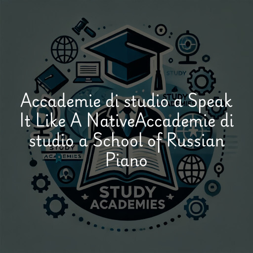 Accademie di studio a