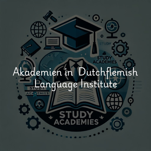 Akademien in Dutchflemish Language Institute