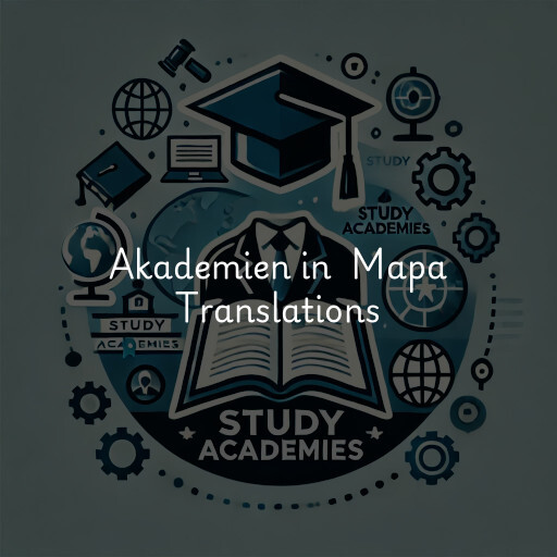 Akademien in Mapa Translations & Language Solutions