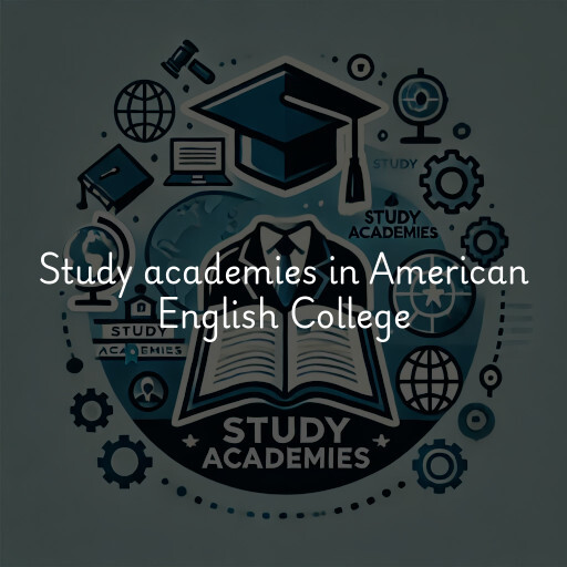 Study academies American English College