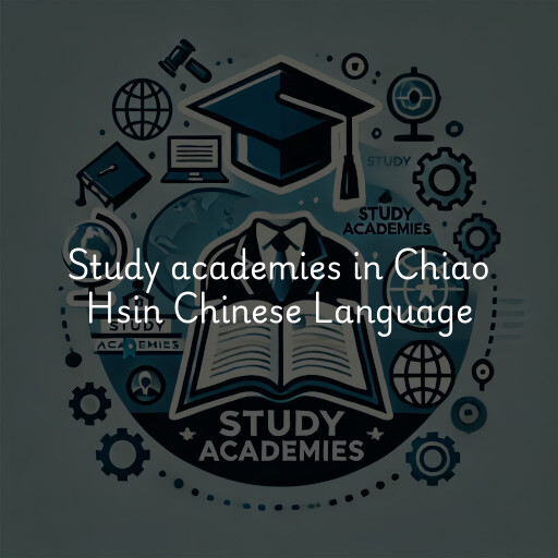 Study academies Chiao Hsin Chinese Language