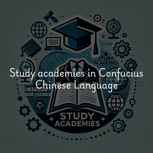 Study academies Confucius Chinese Language
