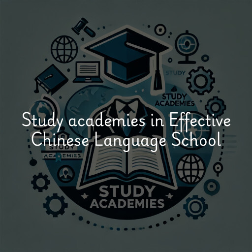 Study academies Effective Chinese Language School