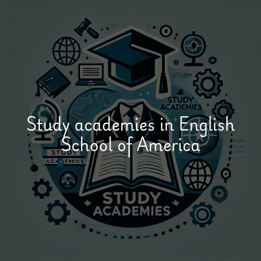 Study academies English School of America