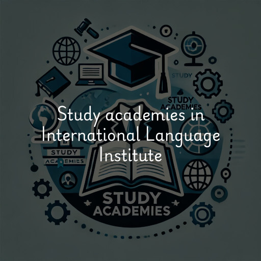 Study academies International Language Institute