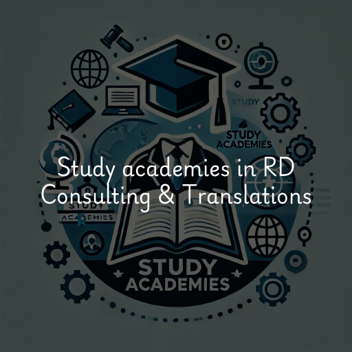 Study academies RD Consulting & Translations