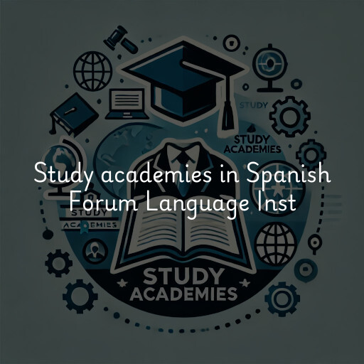 Study academies Spanish Forum Language Inst