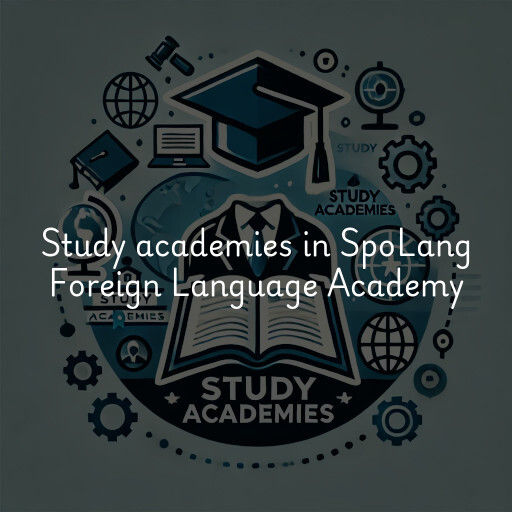 Study academies SpoLang Foreign Language Academy