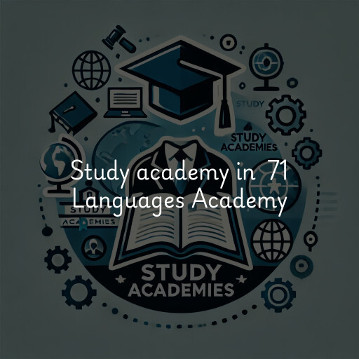 Study Academy at  71 Languages Academy