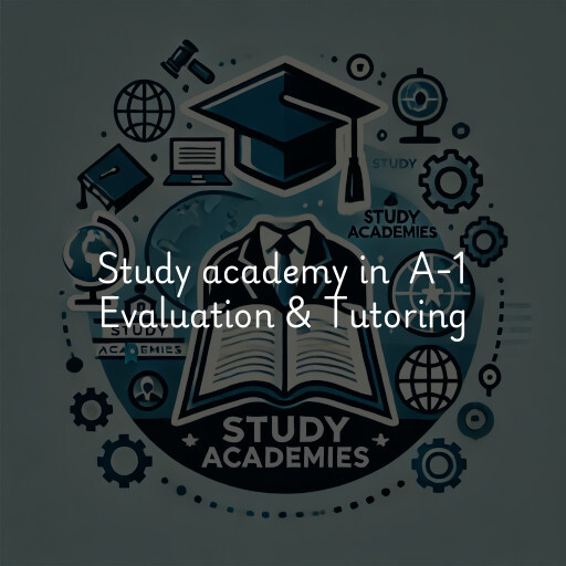 Study Academy at  A-1 Evaluation & Tutoring
