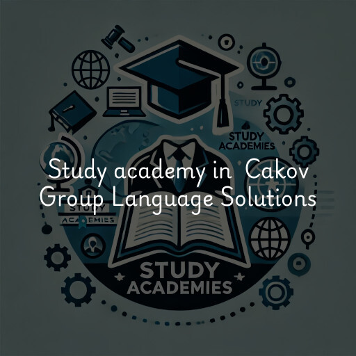 Study Academy at  Cakov Group Language Solutions