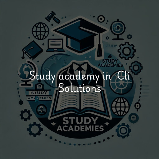 Study Academy at  Cli Solutions