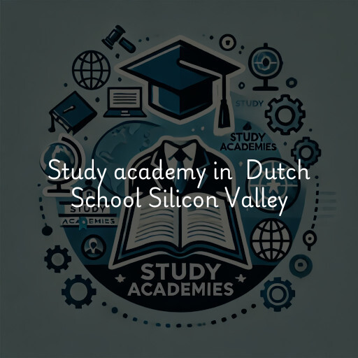 Study Academy at  Dutch School Silicon Valley