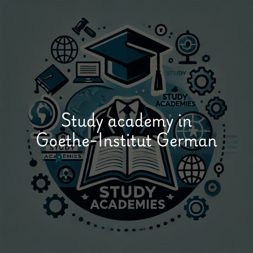 Study Academy at  Goethe-Institut German